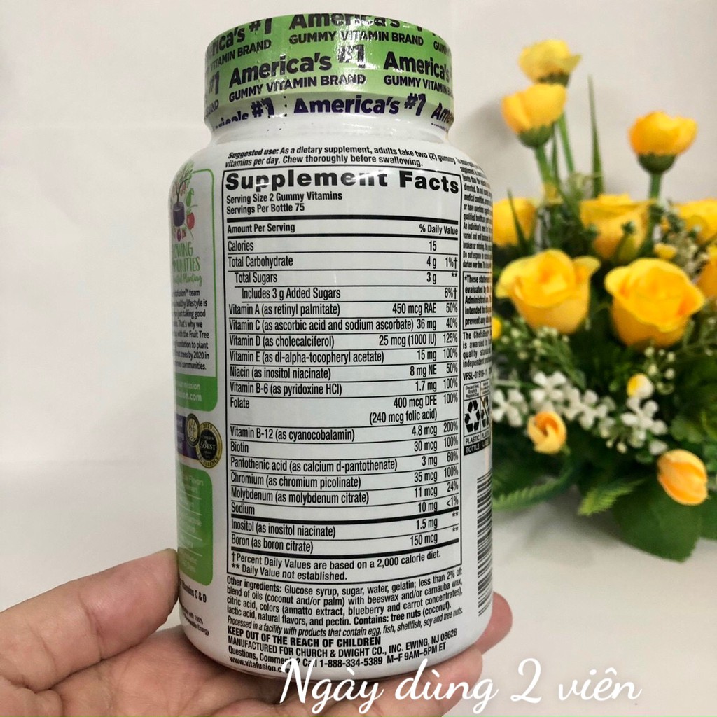 ❤ Sale Xả Kho [Date 9/2021] Kẹo dẻo Vitafusion Multivites 150 viên Mỹ (Nam/Nữ) | BigBuy360 - bigbuy360.vn