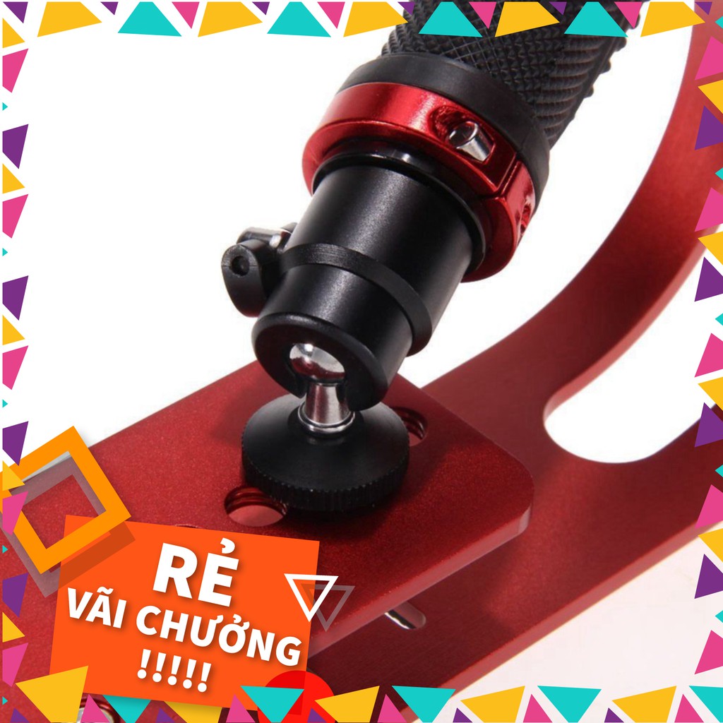 [SALE] [ELPSJUNE hoàn 30k xu] Tay cầm chống rung - Stabilizer Steadicam cho camera hành trình, hành động, điện thoại .