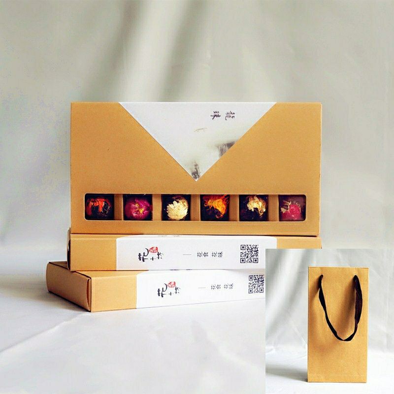 Trà hoa nghệ thuật 1 hộp 18 viên