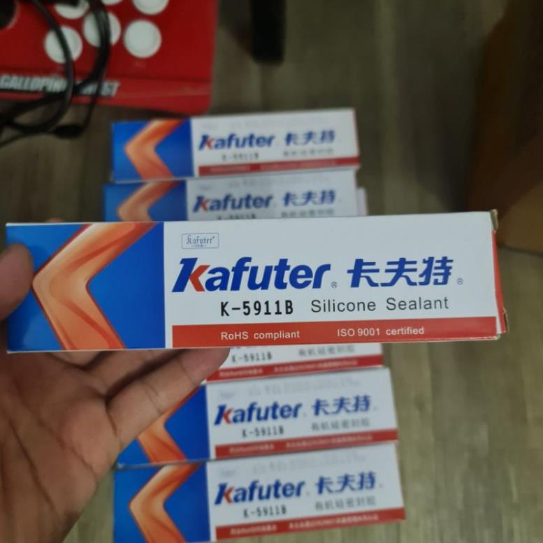 Keo Đen Kafuter K - 5911B Gắn Chóa Đèn Chống Thấm. Chuyên Dụng Độ Bi Led - Xenon