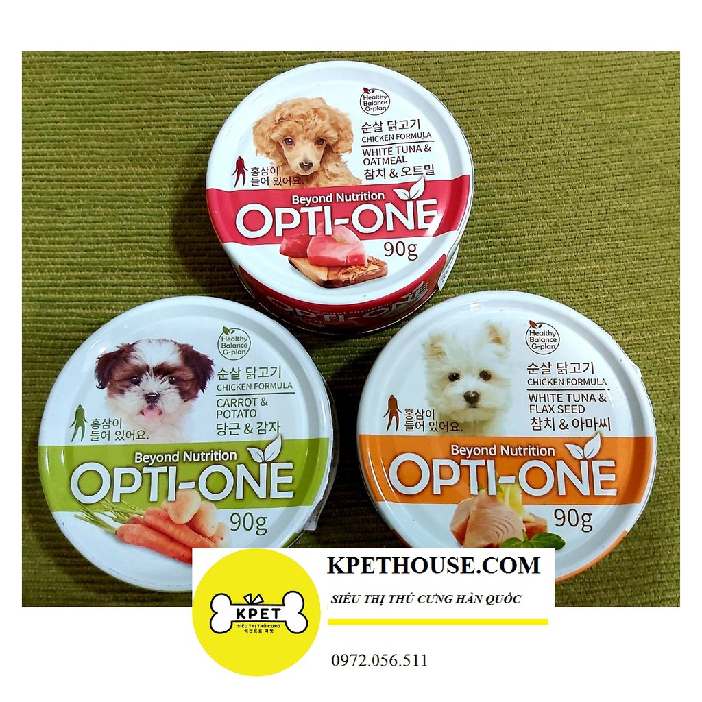 Pate Opti-One Hàn Quốc Cao Cấp Cho Chó 90gr