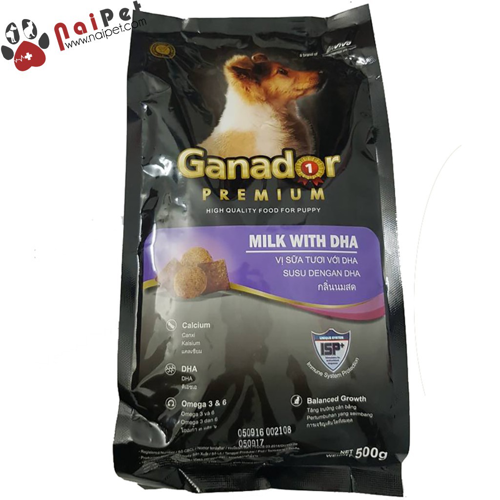 Thức Ăn Hạt Khô Cho Tất Cả Các Giống Chó Con Và Chó Lớn Ganador 3kg