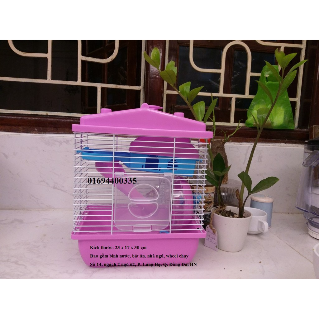 Lồng hamster lồng chóp 24 x 17 x 30 cm