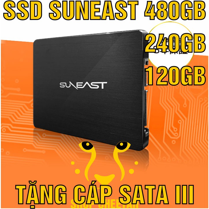 Ổ cứng SSD SunEast 480GB/240GB/120GB nội địa Nhật Bản – CHÍNH HÃNG – Bảo hành 3 năm – Tặng cáp dữ liệu Sata 3.0