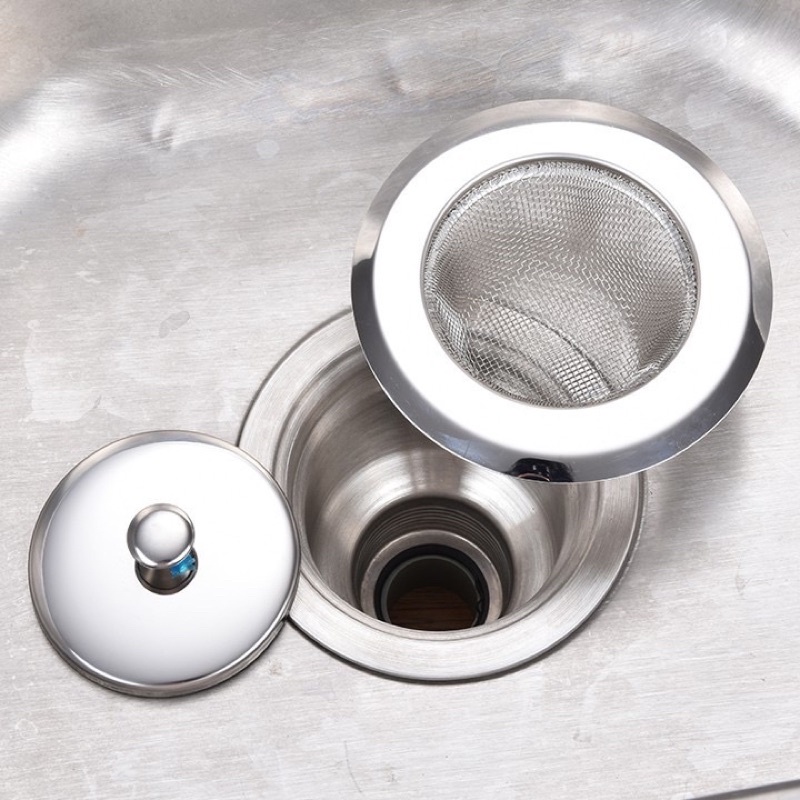 compo 2 khung lưới lọc rác inox