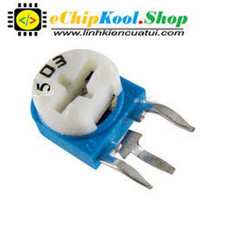 Biến trở tam giác xanh - 50k - Đứng - SL 12