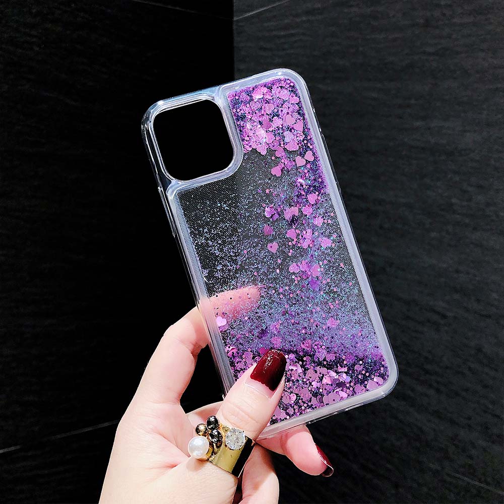 Ốp điện thoại kim tuyến nước xinh xắn cho Oppo Reno 5 Pro 4g 5g A15 A93 A73 A53 A33 2020