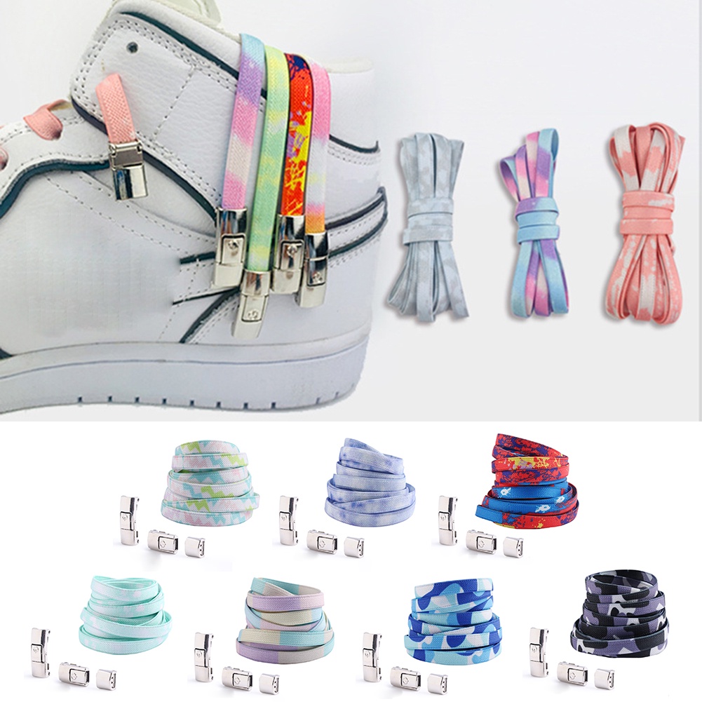 Khóa Dây Giày Co Giãn Không Cần Buộc Tiện Lợi