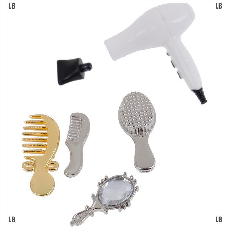 Bộ 5 Dụng Cụ Làm Tóc Cho Nhà Búp Bê Tỉ Lệ 1: 12