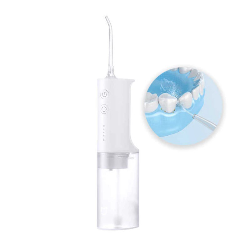 Tăm nước vệ sinh răng miệng Xiaomi Mijia MEO701 có 4 chế độ làm sạch các mảng bám