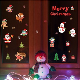 Hình Dán Trang Trí Giáng Sinh - Decal Dán Cửa Kính Trang Trí Noel Kích Thước 50 X70cm