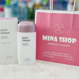 Kem chống nắng hàn quốc missha cho da thường và da hỗ hợp chống nắng mạnh mẽ nâng tông da tự nhiên kiềm dầu tốt 70ml