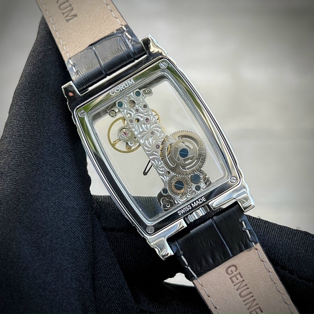 Đồng Hồ Nam Corum lộ cơ 2 mặtt - AUTOMATIC , Mặt 40mm , Chống Nước- Bảo Hành 24 Tháng