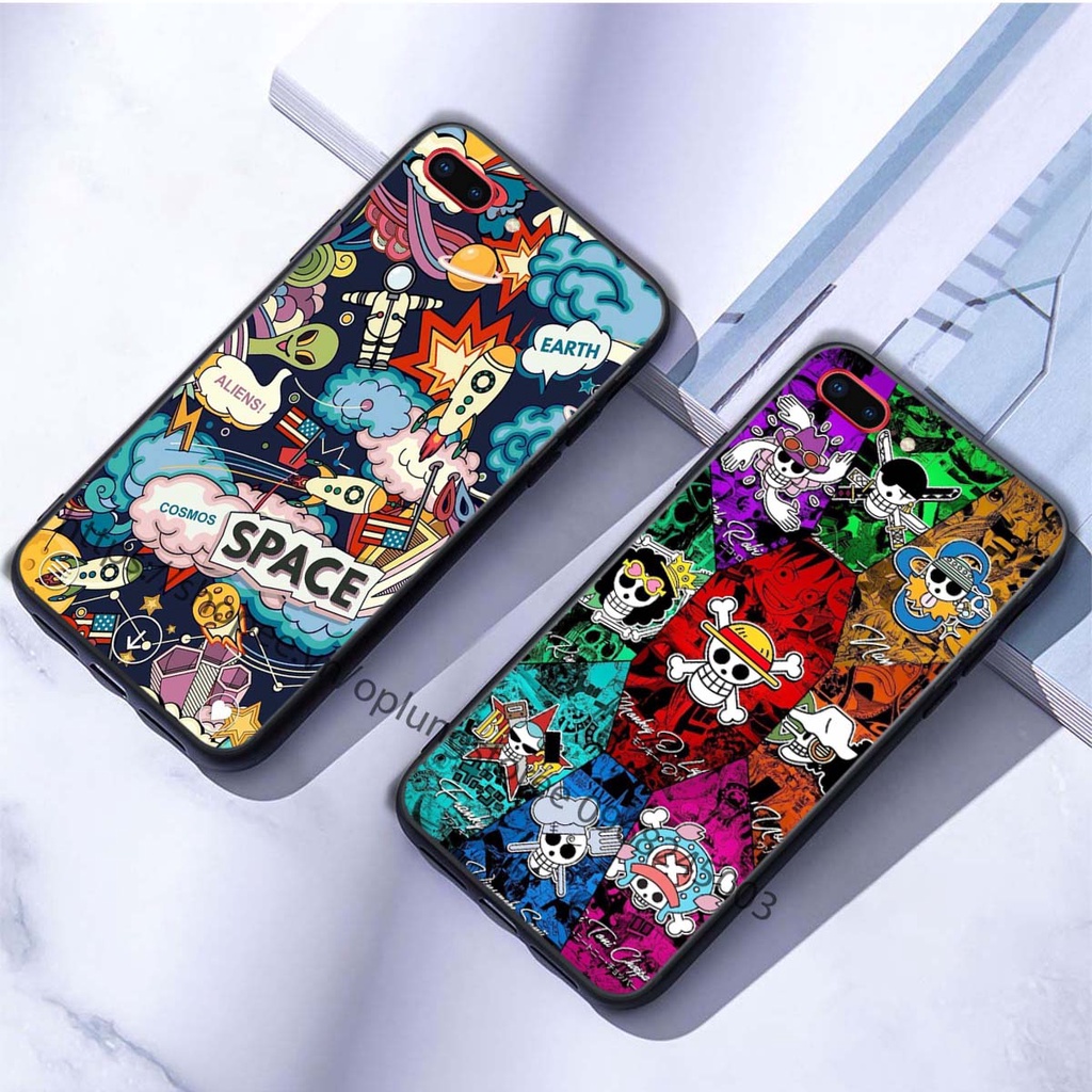 Ốp lưng Iphone 7 / 8 / 7 Plus / 8 Plus in hình thương hiệu thời trang đa sắc cá tính cạnh viền vuông