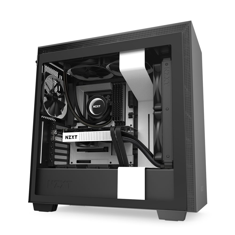 Vỏ Case NZXT H710 MATTE WHITE (Mini-ITX, MicroATX, ATX, EATX)