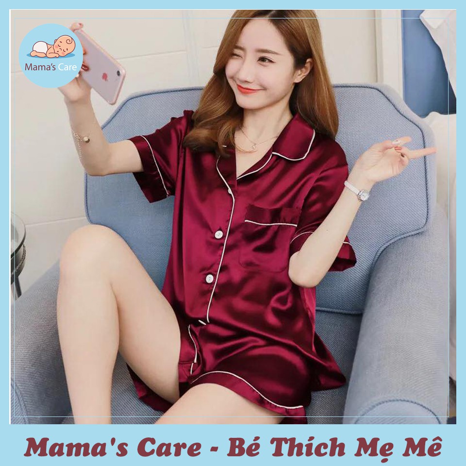 Đồ Bộ Pijama💖FREE SHIP💖Đồ Bộ Pijama Lụa Cao Cấp Màu Trơn Siêu Mềm Mịn Mẫu Mới Nhất 2020 | BigBuy360 - bigbuy360.vn