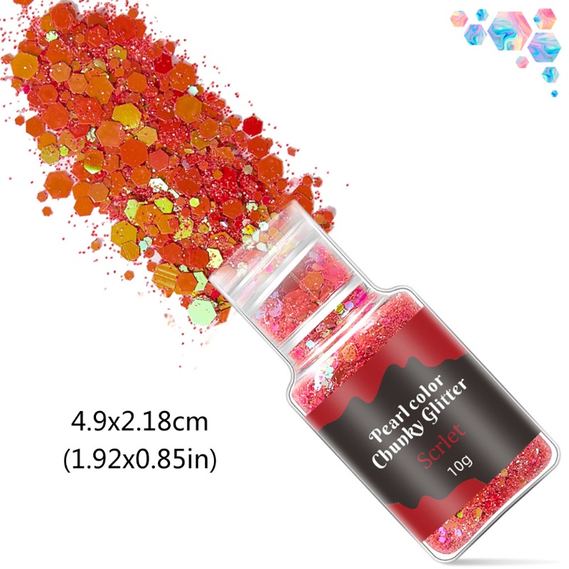 Sa Set 12 / 18 / 24 Hộp Kim Tuyến Trang Trí Móng Tay