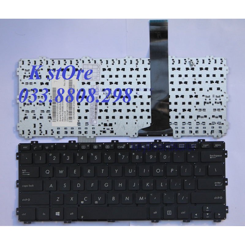 Bàn phím Asus X301 X301A X301K X301S X301U (Màu Đen)