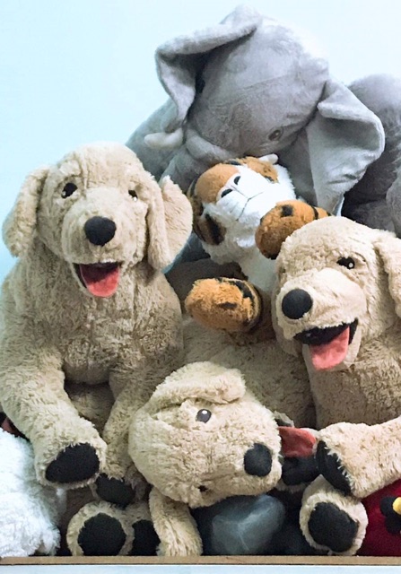 Sét gấu ôm chó mẹ và chó con IKEA