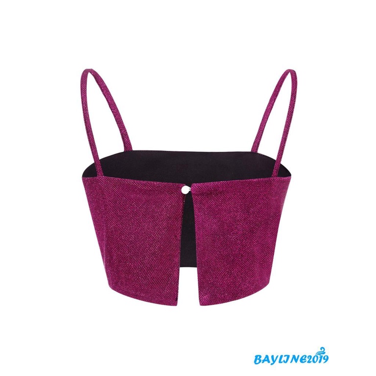 Áo Hai Dây Hở Lưng Màu Sắc Long Lanh Quyến Rũ Cho Nữ