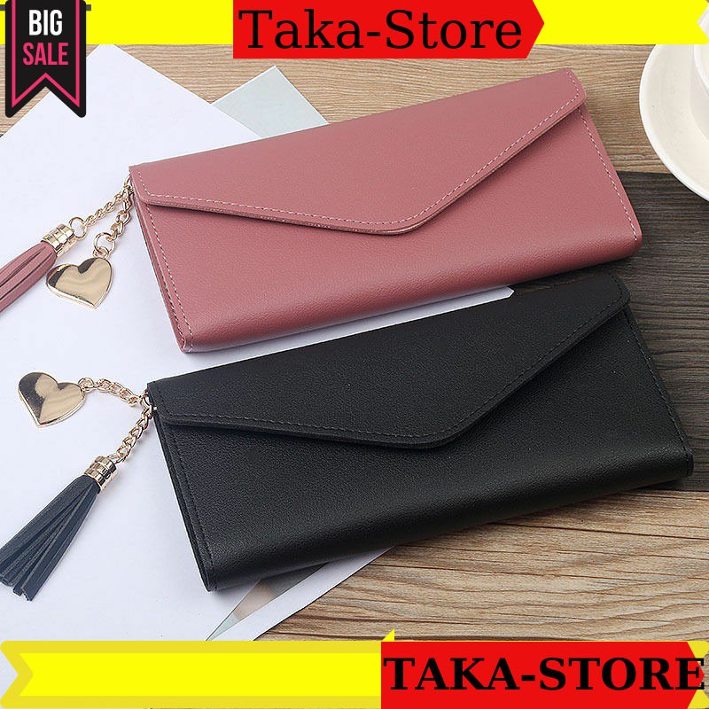 Ví nữ dài tua rua M8 TAKASTORE | BigBuy360 - bigbuy360.vn