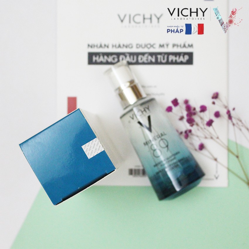 [NHẬP KHẨU-TEM PHỤ] DƯỠNG CHẤT KHOÁNG CÔ ĐẶC VICHY MINÉRAL 89 PHỤC HỒI VÀ BẢO VỆ DA 50ML