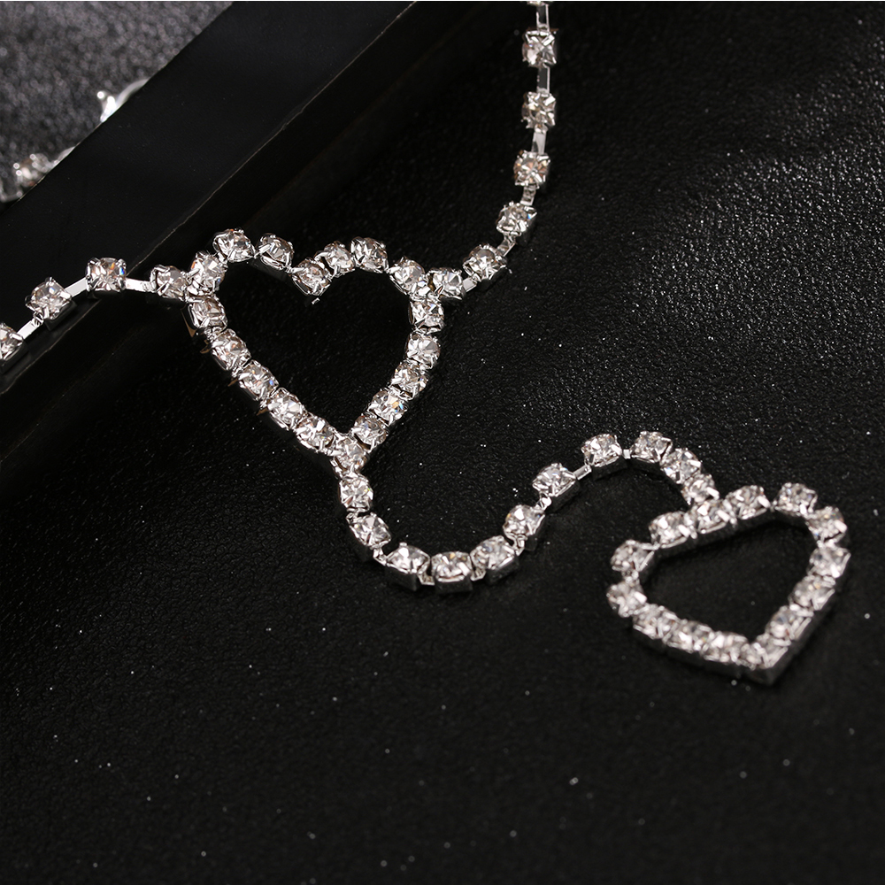 Thắt Lưng Dây Xích Mặt Hình Trái Tim Thời Trang Cho Nữ