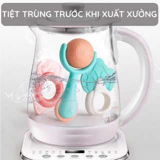 Đồ chơi gặm nướu cho bé xúc xắc 10 món Baby Rattle đồ chơi trẻ em cắn răng nhai mềm nhựa ABS cao cấp