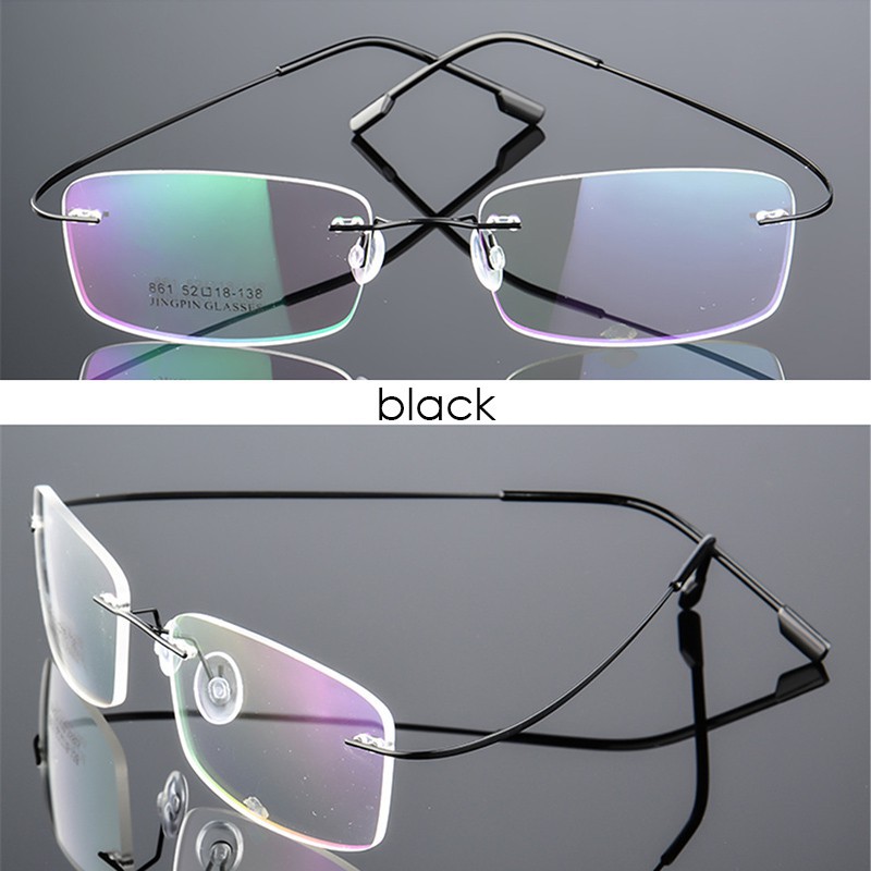 Kính cận thị gọng hợp kim titan siêu mỏng cho nam và nữ | BigBuy360 - bigbuy360.vn