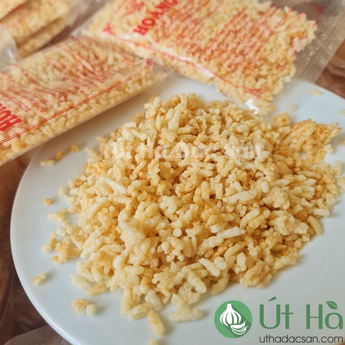 Cốm Rang Hoàng Huy Bịch Lớn Gồm 10 Gói Nhỏ Đặc Sản Quảng Ngãi Cơm Rang Ngon Giòn Món Ăn Vặt Lý Tưởng - Út Hà Đặc Sản