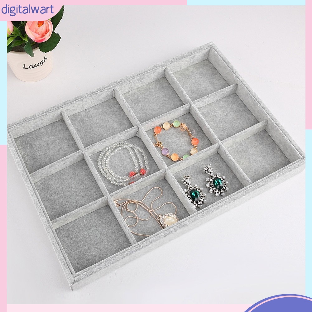 Khay đựng trang sức bằng vải nhung thời trang sang trọng