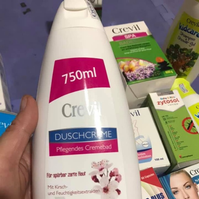 SỮA TẮM TRẮNG DA CREVIL 750ml Hương Anh Đào | BigBuy360 - bigbuy360.vn