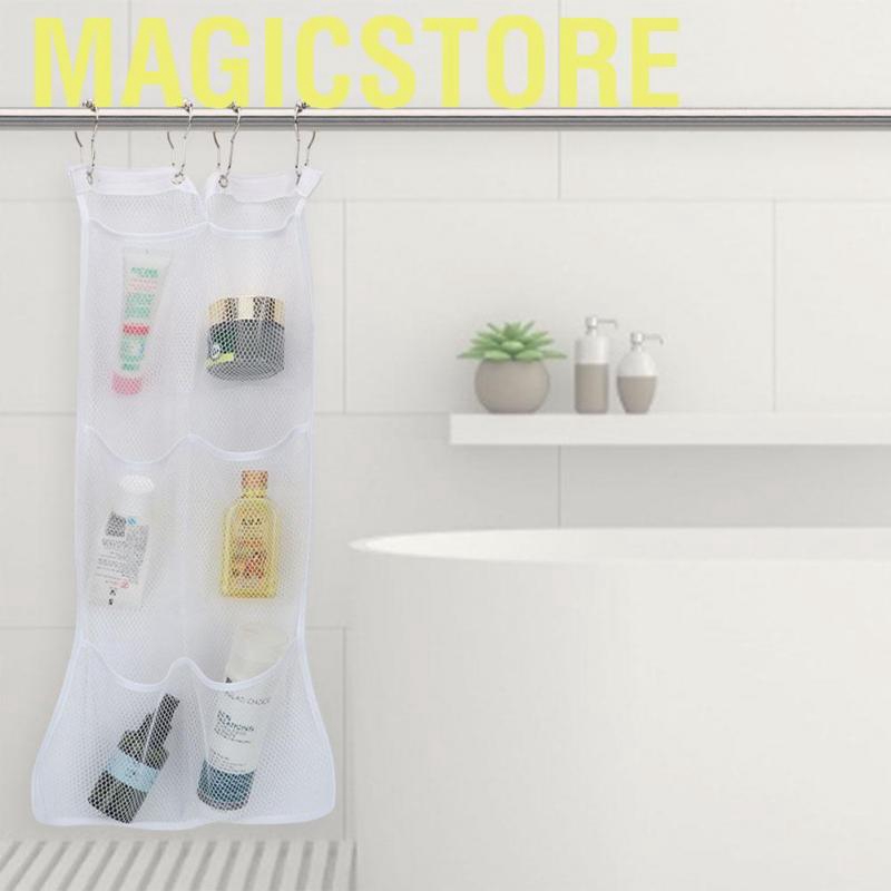 Magicstore Bath Brushes Hanging Mesh Shower Organizer Large Caddy Bathroom Accessories