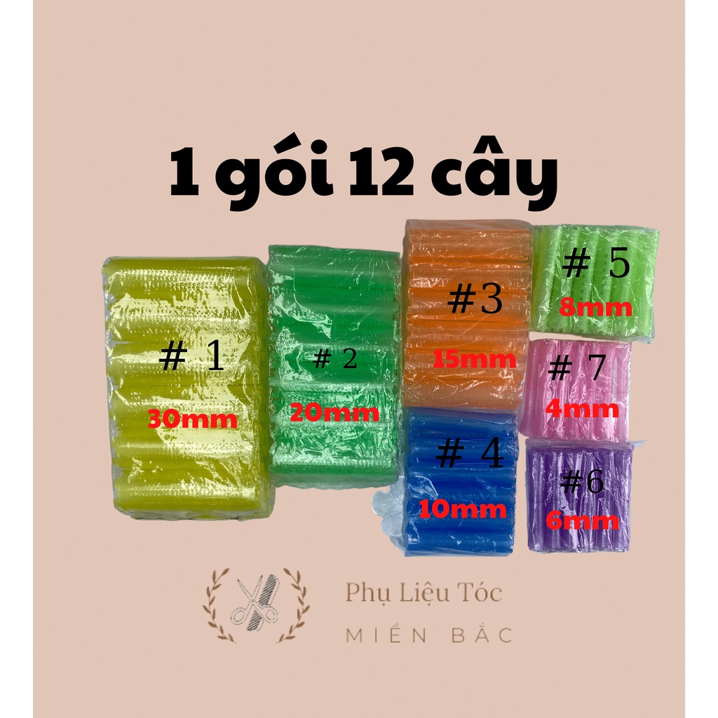 Trục uốn lạnh, Lô Xương Uốn Xoăn Tay xoăn lạnh 12 trục ( dụng cụ làm tóc )