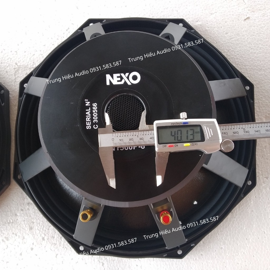 Loa Bass 40 Nexo Hệ 8Ω Hàng TQ Từ 190 Coil 75 Màng Vãi Nhện Vàng Củ Loa Bass 4 Tấc Nexo Gân Vãi Tẩm Dầu Trung Hiếu Audio