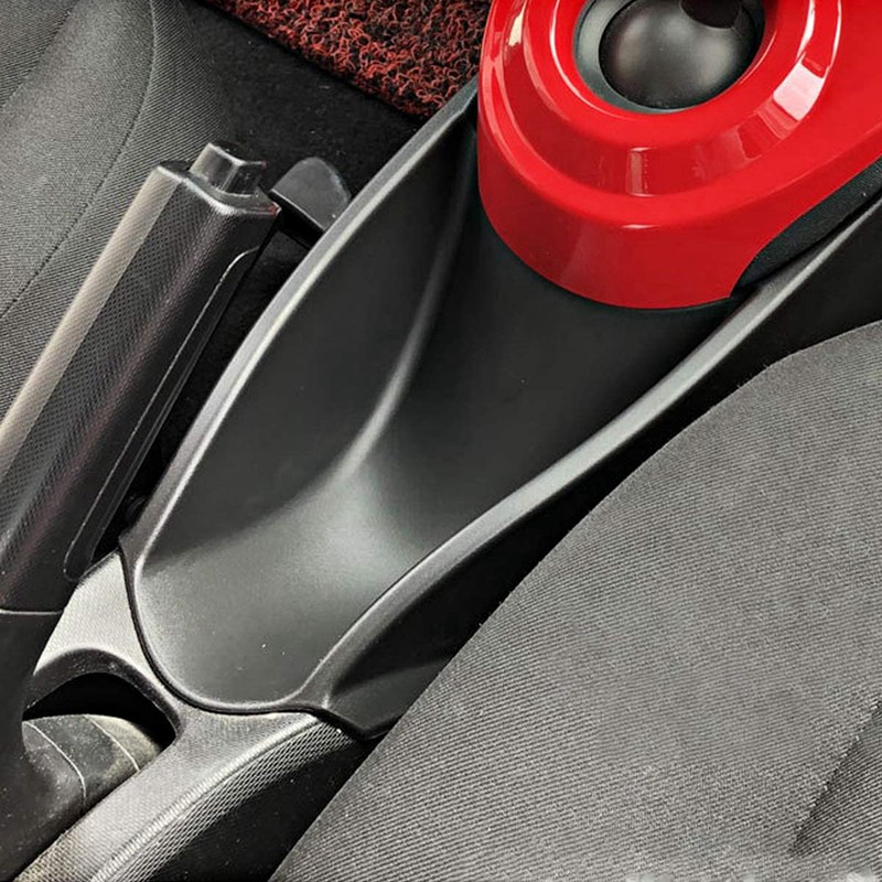 Car Armrest Center Handbrake Storage Box for Benz Smart 453 Fortwo Forfour 2015- Central Console Gear Glove Tray