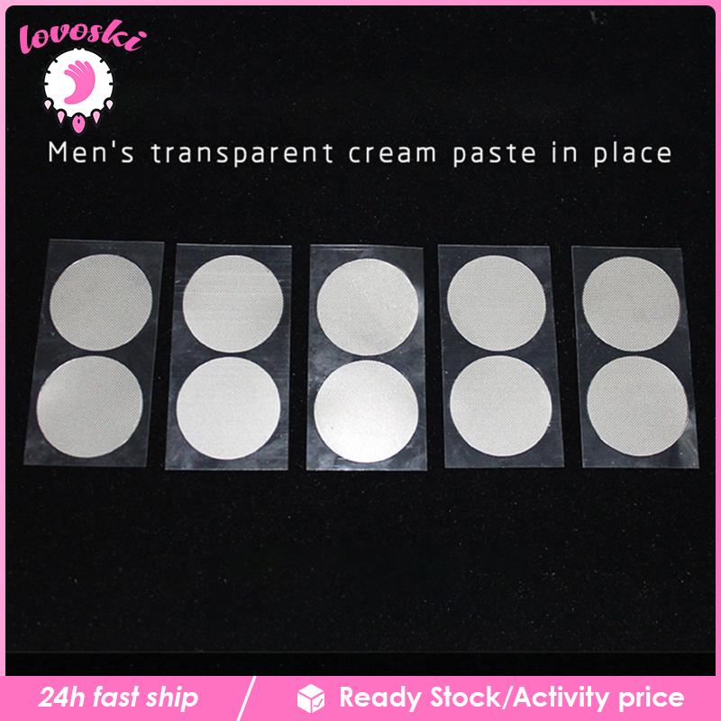 Bộ 60 Miếng Dán Núm Vú Giả Hình Tròn Màu Trong Suốt Chống Chảy Xệ Cho Nam Và Nữ