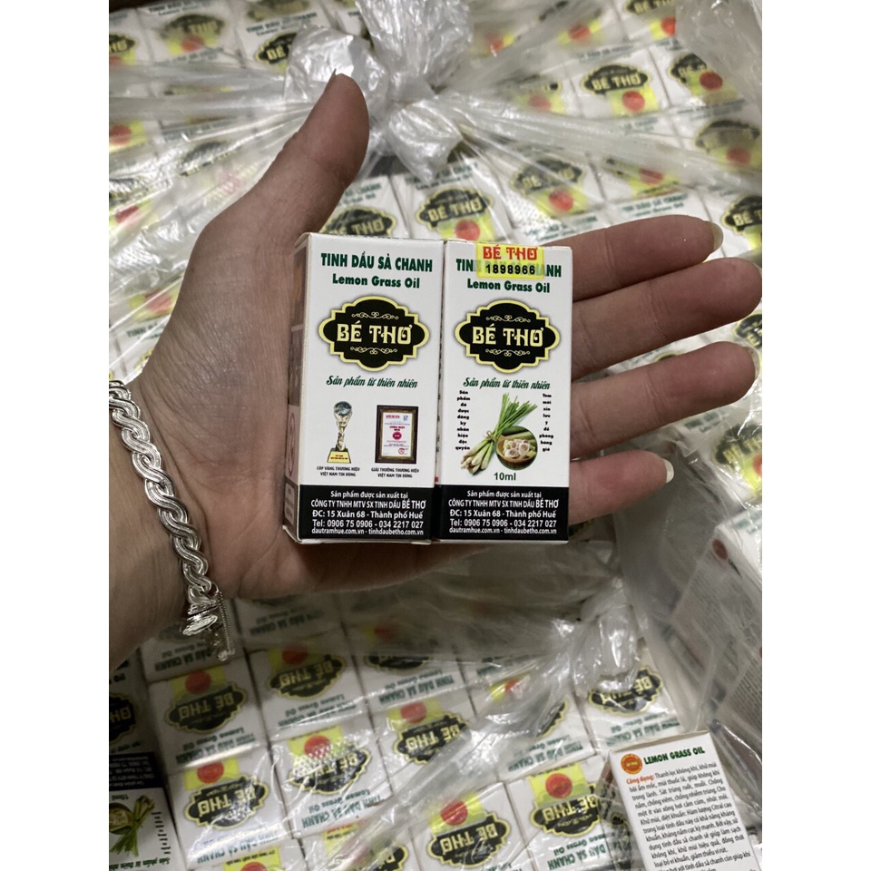 [Hàng mới về] Tinh dầu sả chanh (Chính hãng Công ty Tinh dầu Bé Thơ) 10ml