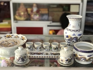 Combo đồ thờ cúng rồng xanh