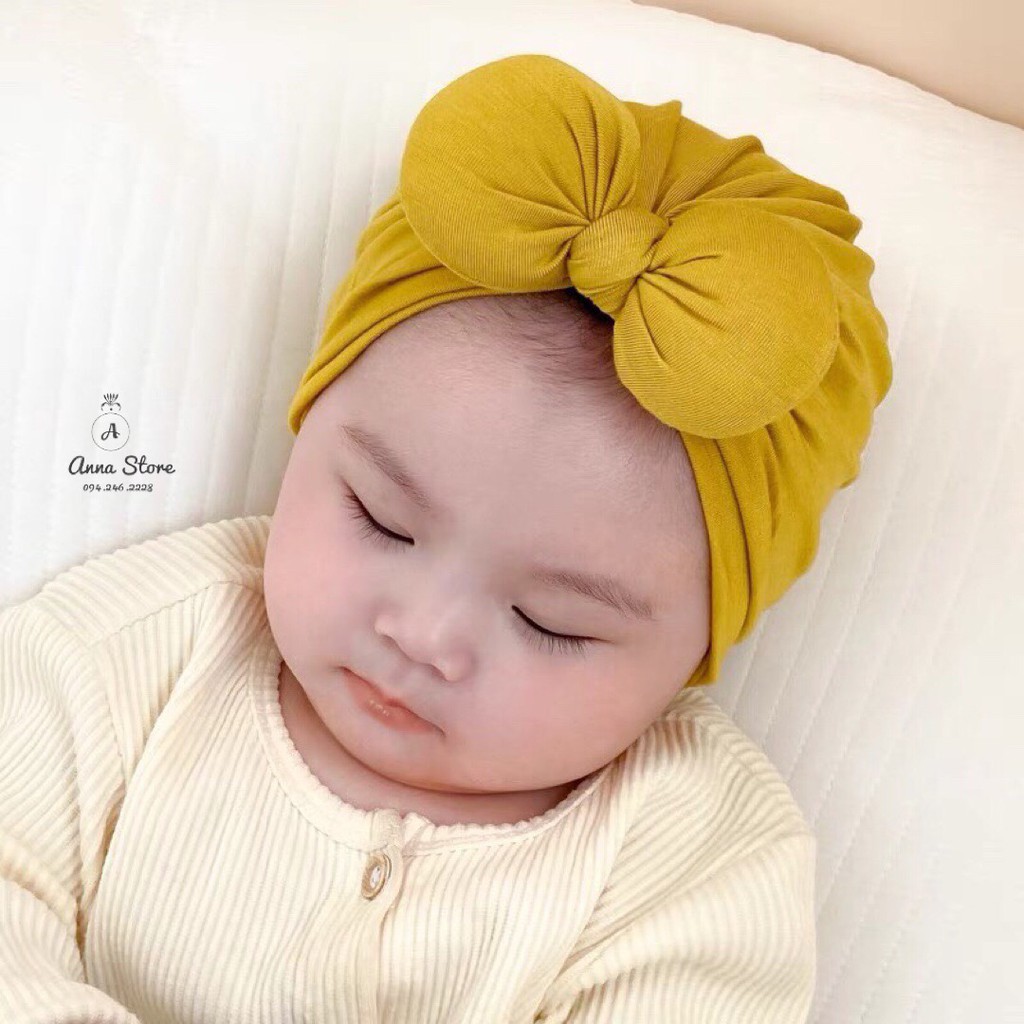 BDA 68 : Turban nơ cho bé 3-18m