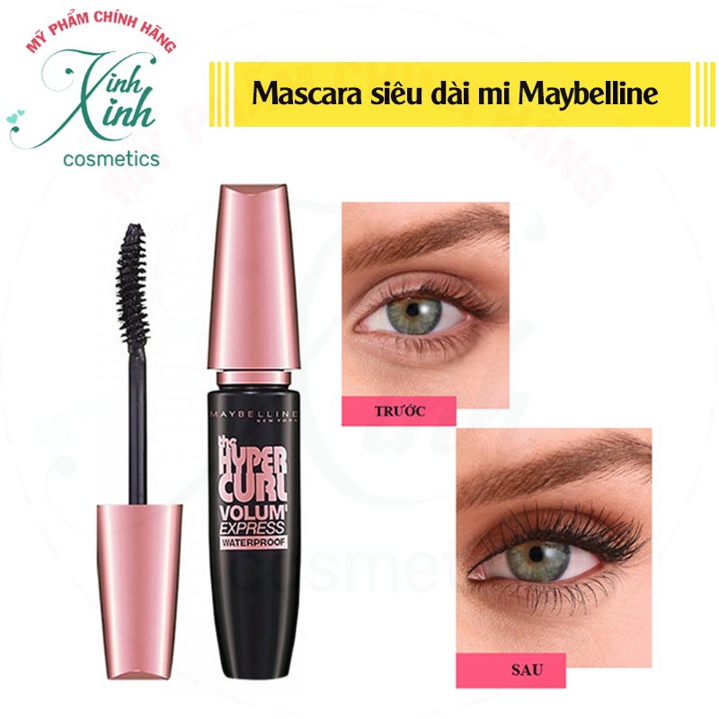 (AUTH) Mascara Maybelline siêu dày dài mi
