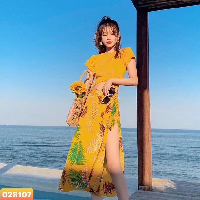 Bikini đi biển, đồ bơi nữ, set 3 chi tiết đẹp | BigBuy360 - bigbuy360.vn