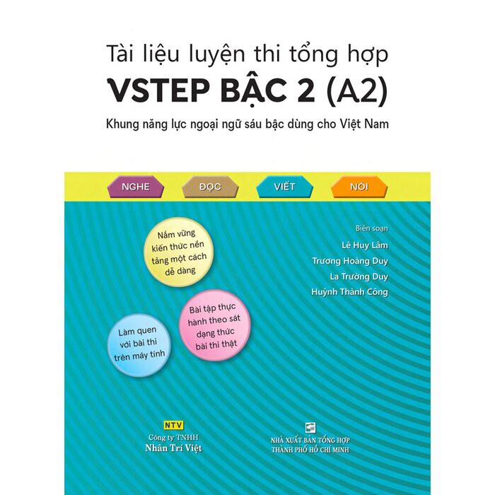 Sách - Tài liệu luyện thi tổng hợp VSTEP bậc 2 ( A2 ) khung năng lực ngoại ngữ sáu bậc dùng cho việt nam