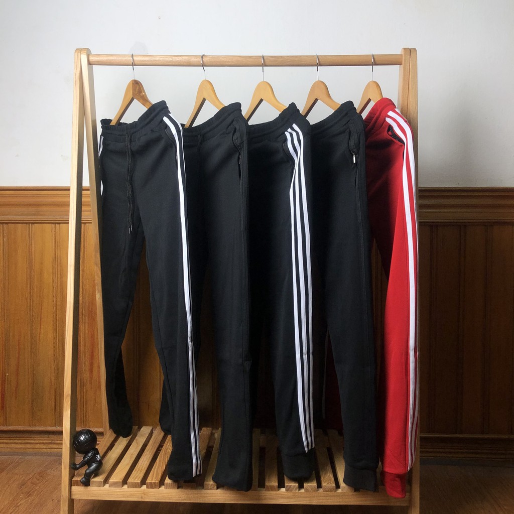 BST Quần Thể Thao Nam 3 Sọc Trơn