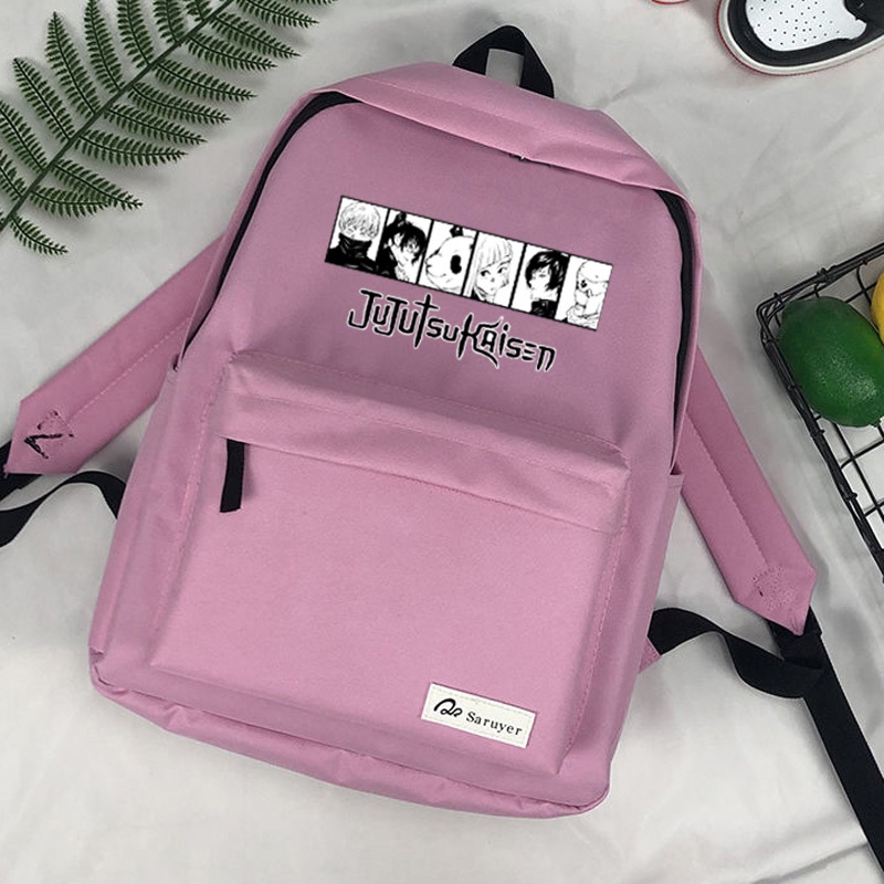 Jujutsu Kaisen Satoru Gojo Itadori bolsas Balo Đi Học / Du Lịch Đựng laptop Tiện Dụng