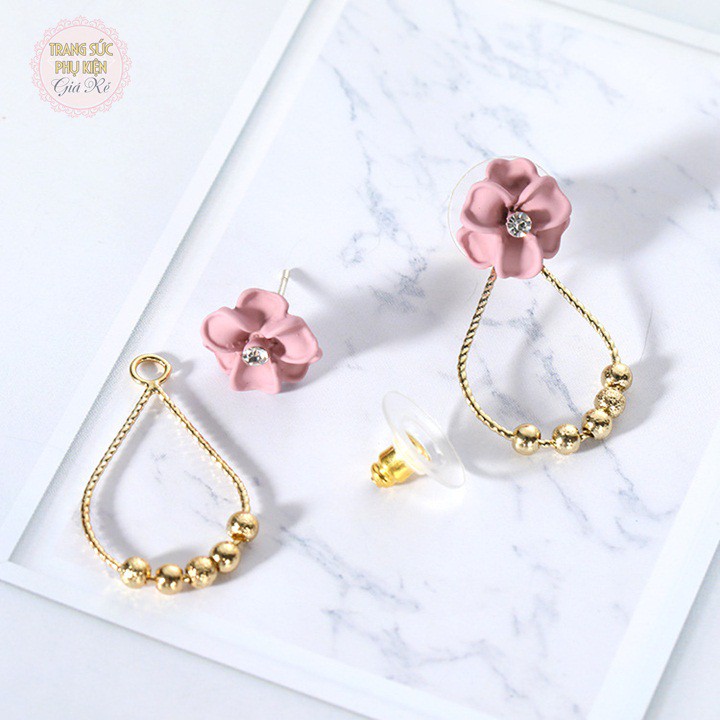 Bông tai nữ cách điệu hot trend thời trang Hàn cực xinh HT186, giá rẻ