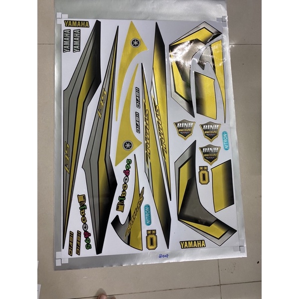 Tem rời exciter 2010 RR chất liệu Candy cao cấp