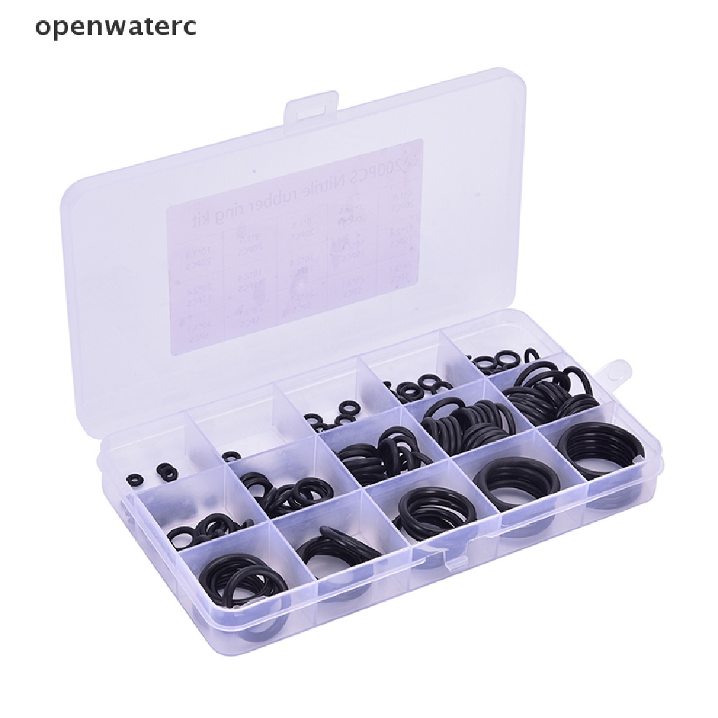 Set 200 Vòng Đệm Cao Su Hình Chữ O Chuyên Dụng