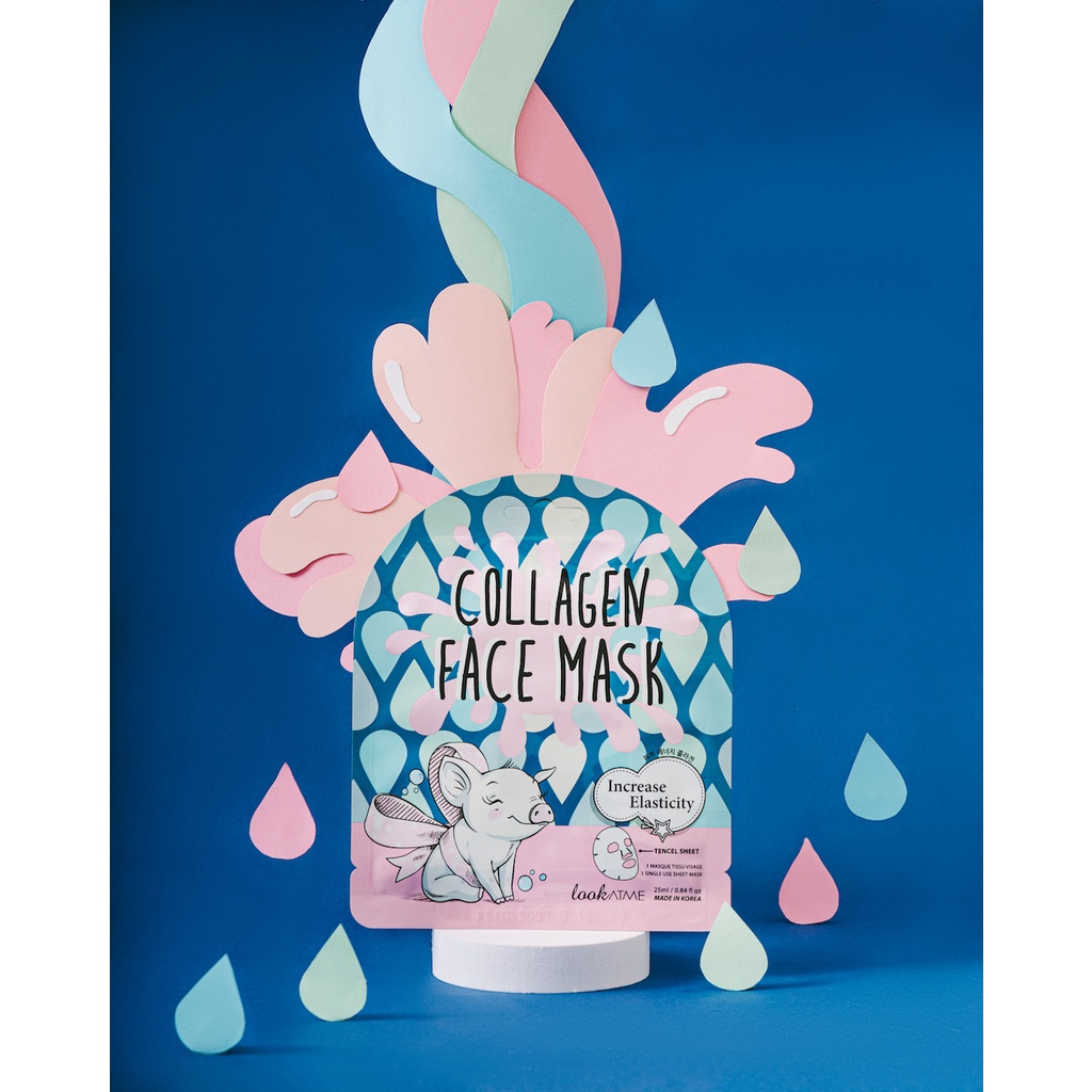 Mặt Nạ Dưỡng Da Chống Lão Hóa Hàn Quốc LOOKATME Face Mask 25ml