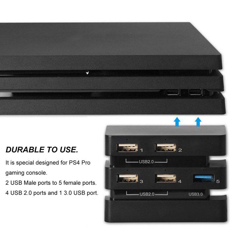 Bộ mở rộng 2 sang 5 hub USB 3.0 2.0 tốc độ cao cho máy chơi game PS4 Pro